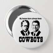 Meine Helden waren schon immer Cowboys Button (Vorne & Hinten)