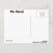 Meine Heldenkatze Postkarte (Rückseite)