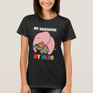 Meine Heldin Mutter Tochter Autistische Mädchen Au T-Shirt