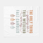 Meine Herbstkerzen bekommen Fleecedecke (Vorderseite (Horizontal))