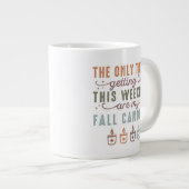 Meine Herbstkerzen bekommen Jumbo-Tasse (Vorderseite Rechts)