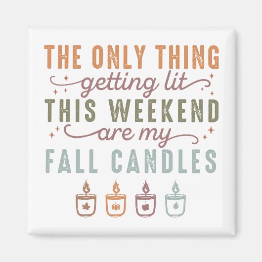 Meine Herbstkerzen bekommen Magnet (Vorne)