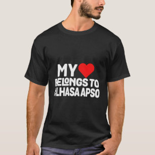 Meine Herz-Liebe gehört zu einem Lhasa Apso Spaß N T-Shirt