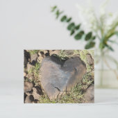 Meine Herz-Rocks Postkarte (Stehend Vorderseite)