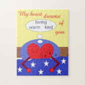 Meine Herzträume von dir Puzzle (Vertikal)