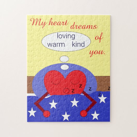 Meine Herzträume von dir Puzzle (Vertikal)