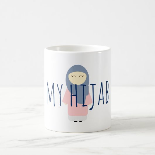 meine hijab Kaffee Tasse muslime girl (Mittel)
