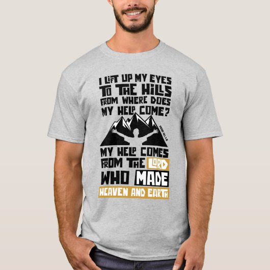 Meine Hilfe kommt vom Herrn T-Shirt (Vorderseite)