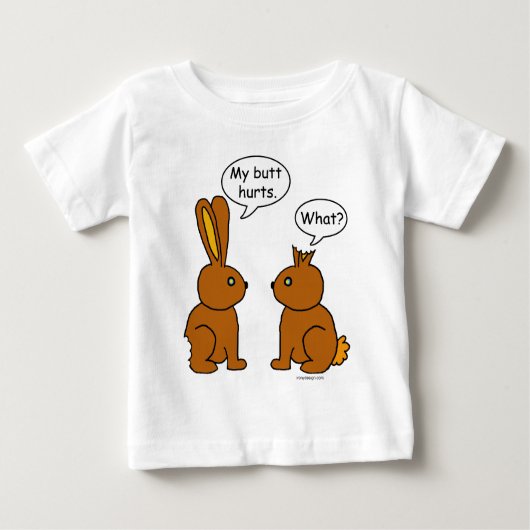 Meine HinternHurts! - Was? Baby T-shirt (Vorderseite)