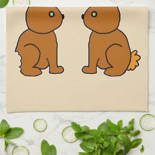 Meine HinternHurts! - Was? Lustig Geschirrtuch (Gefaltet)