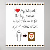 Meine Hippie-Lieben Erdnussbutter Poster (Vorne)