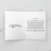 Meine Hochzeitssammlung ist gesegnet Karte (Innenseite)