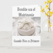 Meine Hochzeitssammlung ist gesegnet Karte (Gelbe Blume)