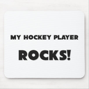 MEINE Hockey-Spieler FELSEN! Mousepad