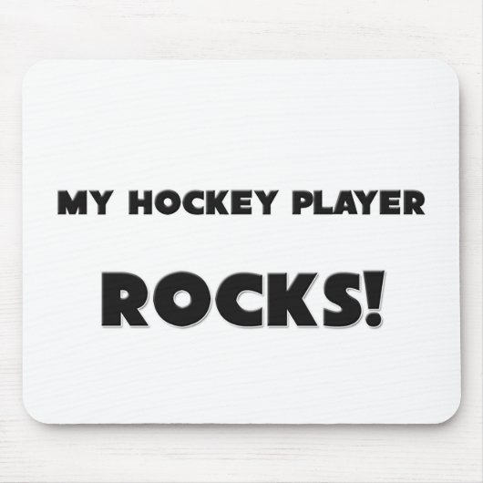 MEINE Hockey-Spieler FELSEN! Mousepad (Vorne)