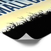 "Meine Hoffnung ist erneuert" Motivation Affirmati Poster (Ecke)