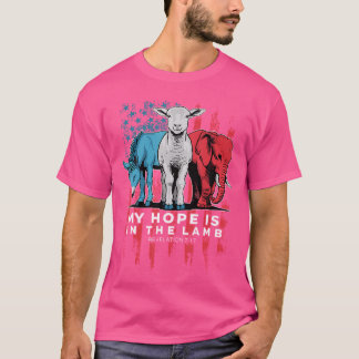 Meine Hoffnung ist im Lamm Christlich Jesus, Gott, T-Shirt