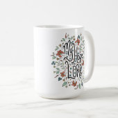 Meine Hoffnung ist in der LORD-Tasse Kaffeetasse (VorderseiteRechts)