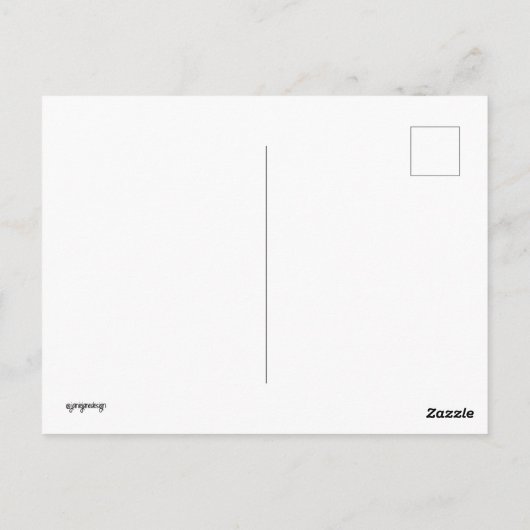 Meine Hoffnung ist in dir Postkarte (Rückseite)