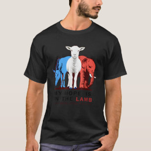 Meine Hoffnung liegt im Lamm Christlicher Gott Jes T-Shirt