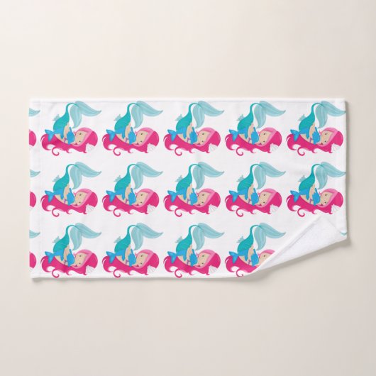 Meine Hübsche Mermaid Badhandtuch Set (Handtuch)