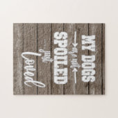 Meine Hunde; nicht nur verärgerte Zitate Puzzle (Horizontal)