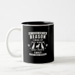 Meine Hunde sind der Grund, den ich jeden Morgen Zweifarbige Tasse<br><div class="desc">Meine Hunde sind der Grund,  den ich jeden Morgen wirklich Freakin früh jeder Single-Morgen aufwache</div>
