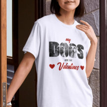 Meine Hunde sind mein Schwarz-weißes Valentinin-Fo