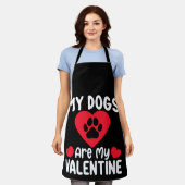 Meine Hunde sind meine Lieblingslieder am Valentin Schürze (Getragen)