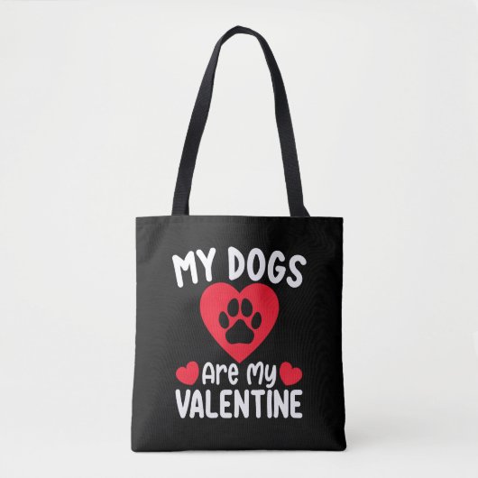 Meine Hunde sind meine Lieblingslieder am Valentin Tasche (Vorderseite)