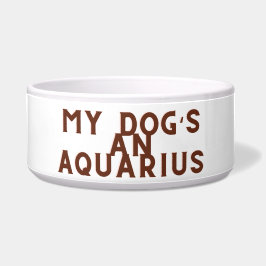 Meine Hunde und Aquarius Napf