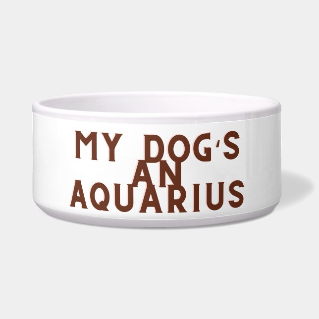 Meine Hunde und Aquarius Napf (Vorderseite)