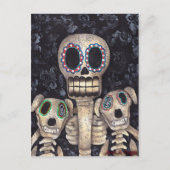 Meine Hunde und ich Postkarte (Vorderseite)