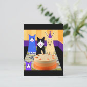 Meine Hunde zum Geburtstag, Postkarte (Stehend Vorderseite)