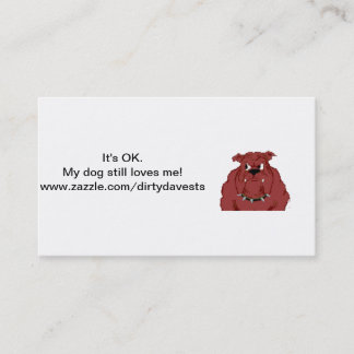 Meine Hundenoch Lieben ich Geschäftskarten Visitenkarte