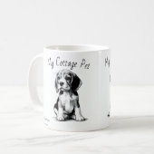 Meine Hütte Haustier - Beagle Kaffeetasse (Vorderseite Links)