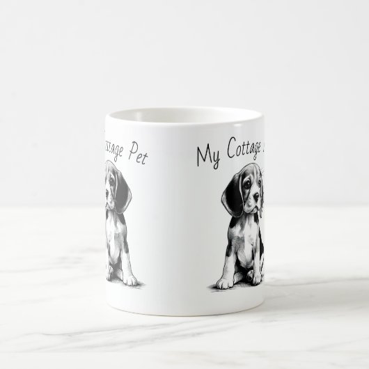 Meine Hütte Haustier - Beagle Kaffeetasse (Mittel)
