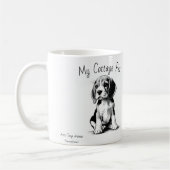 Meine Hütte Haustier - Beagle Kaffeetasse (Links)