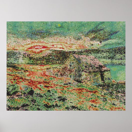 meine Hütte Poster (Vorne)