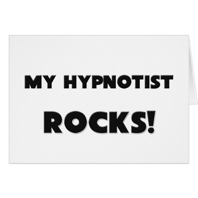 MEINE Hypnotist FELSEN! (Vorderseite (Horizontal))