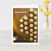 Meine ideale Orgel Glückwunschkarte Karte (Gelbe Blume)