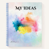 Meine Ideen 8.5x11 Notebook Notizblock (Vorderseite)