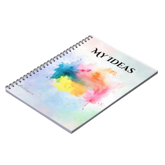 Meine Ideen-Notebook Notizblock (Linke Seite)