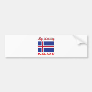 Meine Identität Island Autoaufkleber