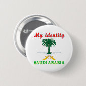 Meine Identität Saudi-Arabien Button (Vorne & Hinten)