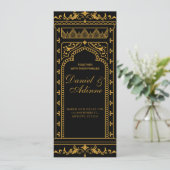 Meine indische Hochzeit Einladung (Stehend Vorderseite)