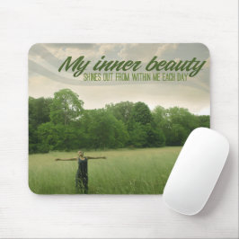 "Meine innere Schönheit" Motivation Affirmation Mousepad