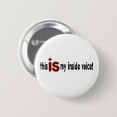 Meine innere Stimme Button (Vorne & Hinten)