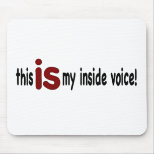 Meine innere Stimme Mousepad