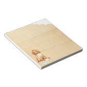 Meine irische Setter Ate meine Hausaufgaben Notizblock (angewinkelt)